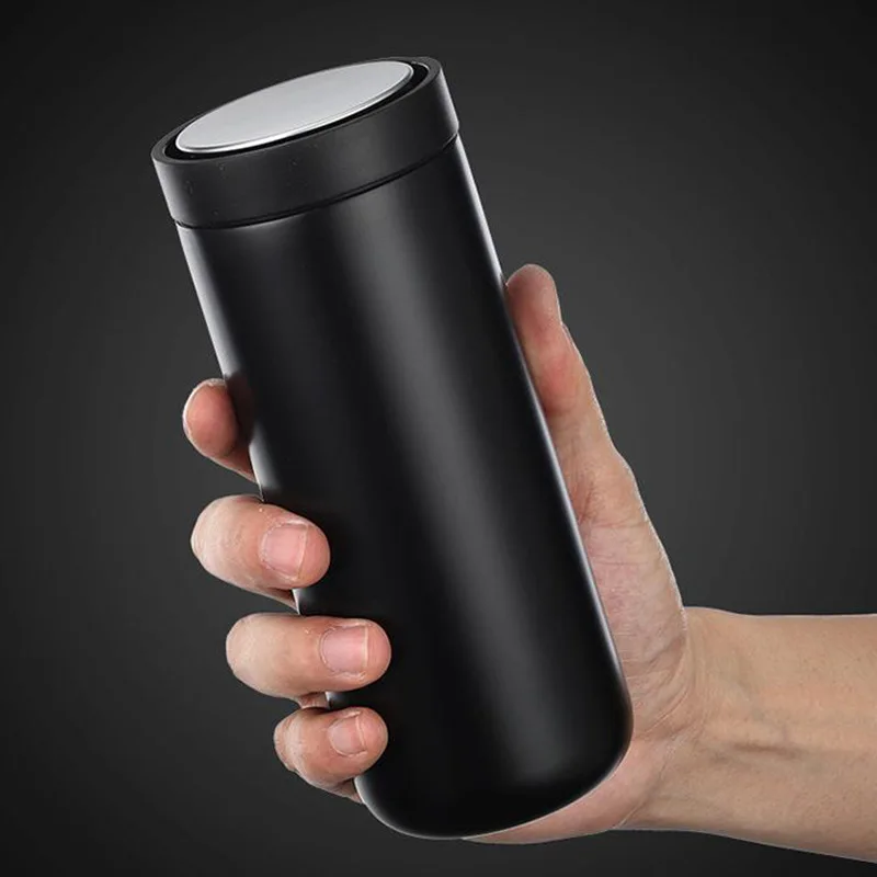 Personalized Insulated Travel Coffee Mug - 360 Degree Sip Lid