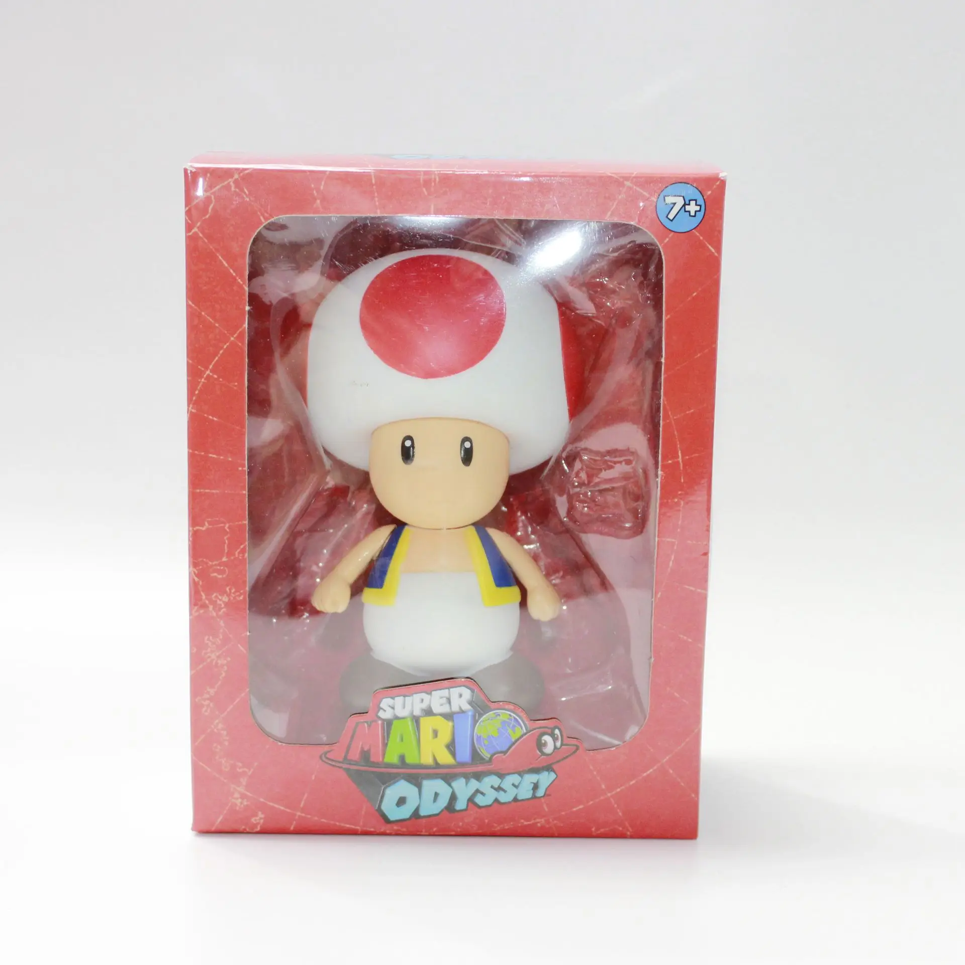 10 cm with Color Boxes PVC Plastic Mario Bros Mario Toys Mario Figure