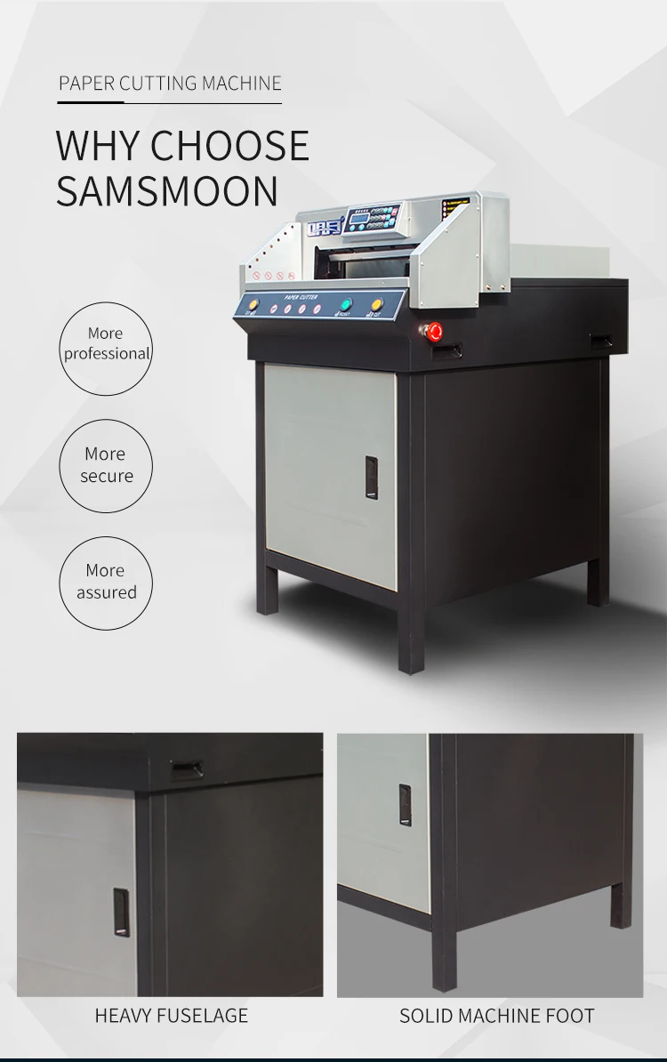 450v+ 450mm Guillotine Electric A3 450 Electric Paper Cutter With