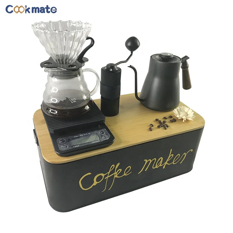 Buy V60 Low Price New Design Camping Coffee Travel Bag Drip Set Pour Over Portable  Coffee Set With Kettle Filter Glass Cup Tea Set from Sunmate Industrial  Company Limited, China