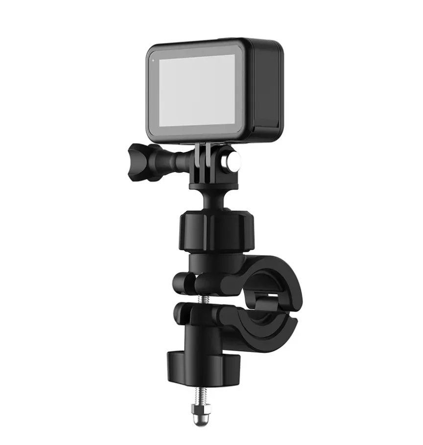 Per Go Pro Accessori Bici Moto Supporto Manubrio In Alluminio Supporto Adattatore Per Gopro HD Hero 12 11 10 9 8 6 Session Camera