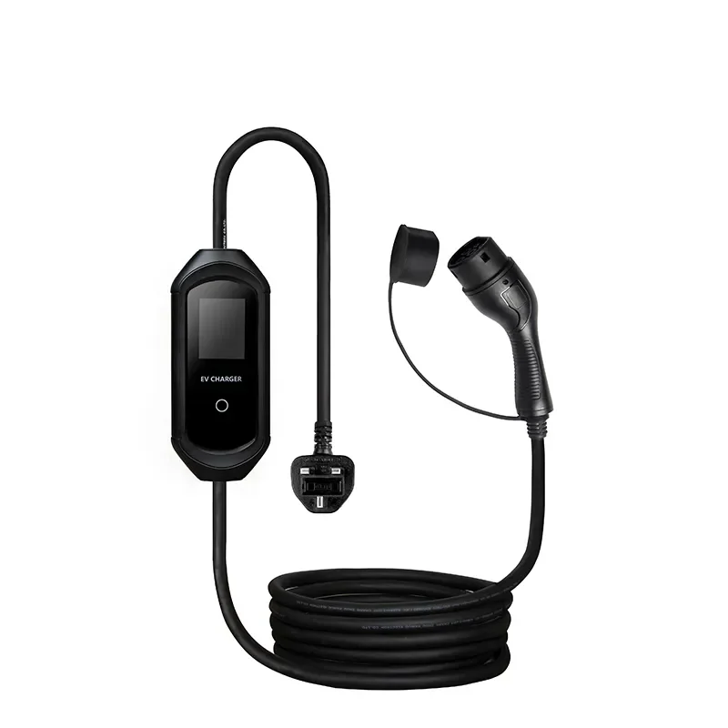 LNLEE на заказ 2,8 ЖК-Дисплей Смарт-автомобильное зарядное устройство для аккумуляторов IP55 водонепроницаемый кабель для быстрой зарядки 250 В Макс 3,5 кВт 7 кВт