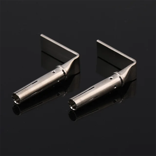 Custom 6mm Slotted Terminal Charging Gun Stainless Steel Electronic Accessory for Eccentric New Energy Components 90° Angle