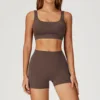 Brown Bra&Shorts