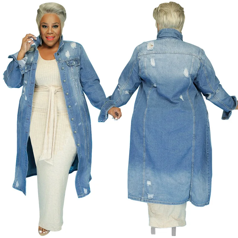Designer Blue Denim Jacket For Women L Letter V, Long Sleeve, Street Style  Denim Coat For Autumn From Derrica, $82.01 | DHgate.Com