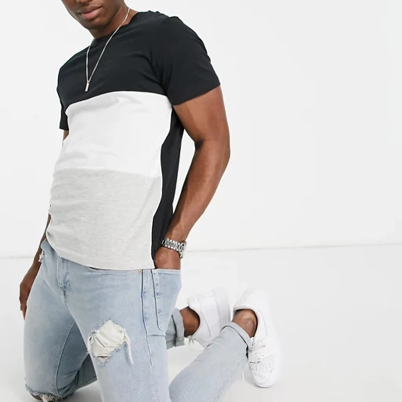 The Oem Custom Mens Split Two Tone Color Block Half Black Half White T Shirt Buy Two Tone Color T Shirt Half Black Half White T Shirt Cheap Custom Blank Men T Shirt The Oem Custom Mens Split Two Tone Color Block Half Black Half White T Shirt Buy Two Tone Color T Shirt Half Black Half White T Shirt Cheap Custom Blank Men T Shirt