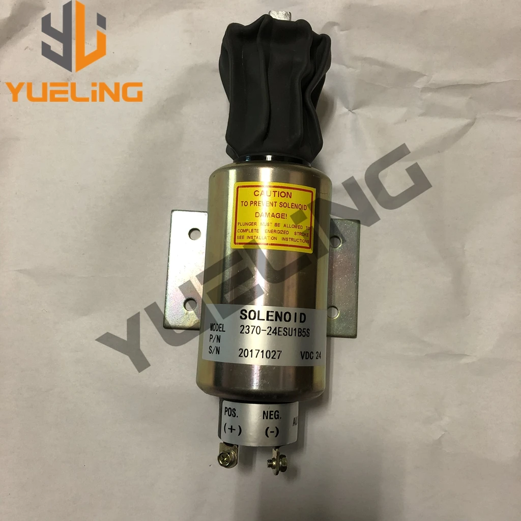 Generator Diesel Engine 24V Stop Solenoid 04400-08800 	04400-08500 Suit for mitsubishi S6R/S12R/S16R/S12H/S6B/S6A