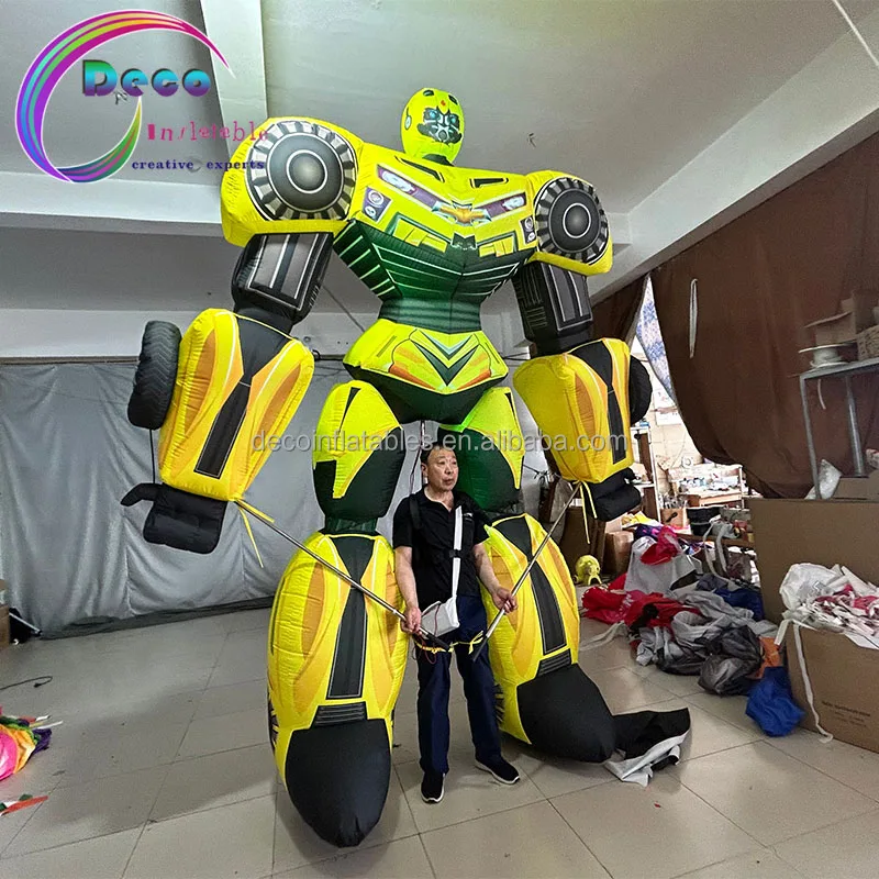 Festival Event Robot Costume Inflatable Customized Walking Inflatable Robot Costume