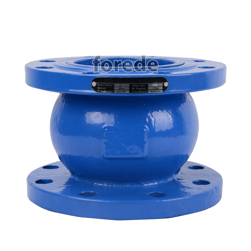 Forede Flange End Silencer Check Valve Ss304 Stainless Steel Fire