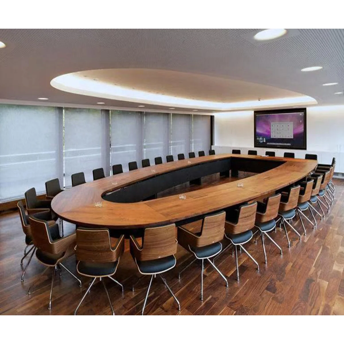 Modern Big Size Office Furniture Conference Room Table And Conference ...