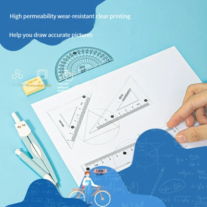 Набор 72157 компаса из металла милый школьный канцелярский высококачественный