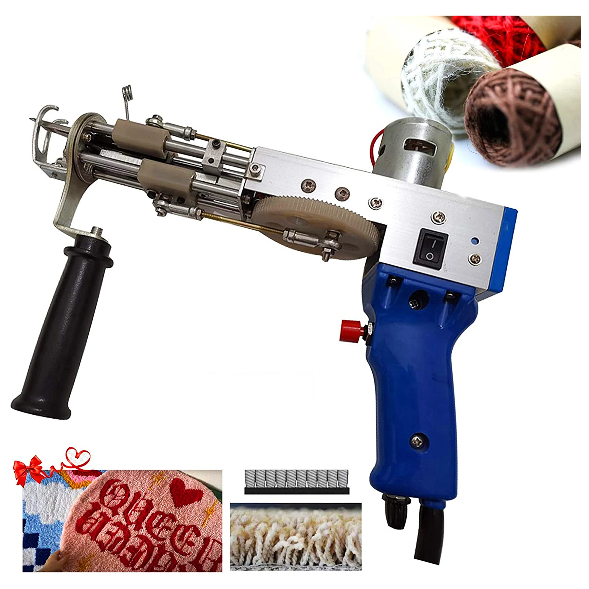 Electric Carpet Tufting Gun, Carpet Weaving Machine, Handheld