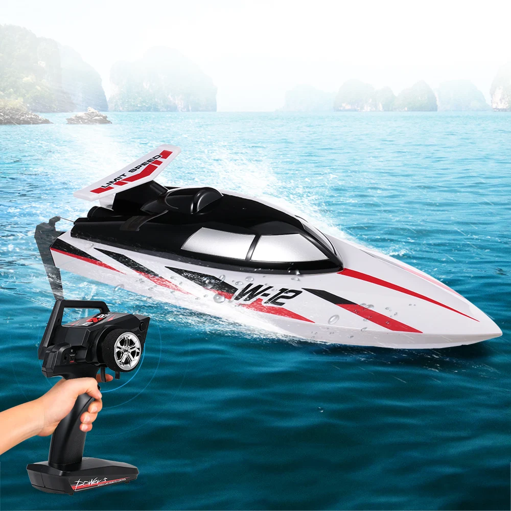 Popular HOSHI WLtoys WL912-A 2.4G RC Racing Boat 35KM/H High Speed RC Boat 390 Motor Capsize Protection Remote Control Toys Gift