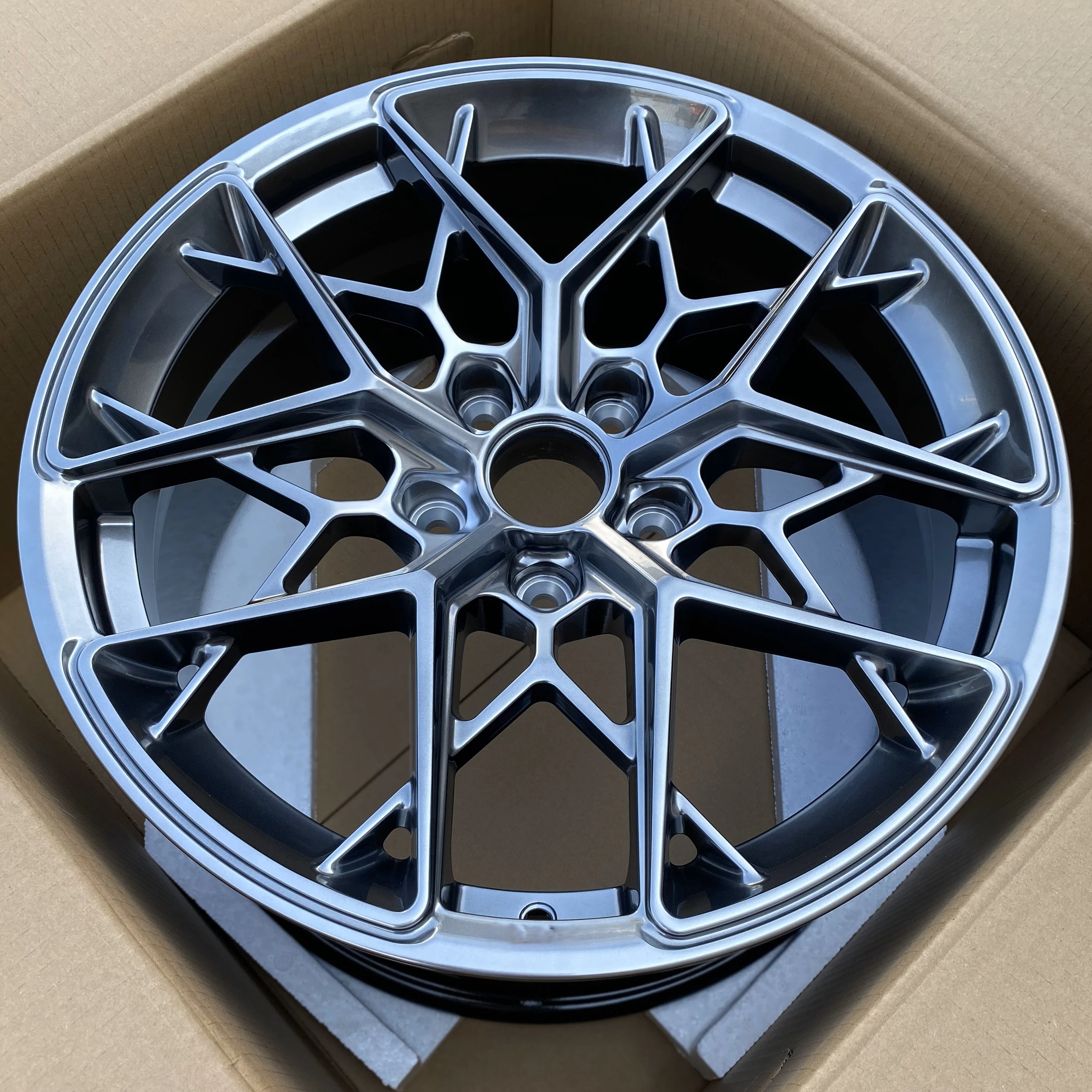 GVICHN gloss black finished forged wheels 16 - 26 inch aluminum alloy rims 5x112 5x114.3 5x120 wheel hub