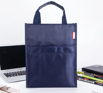 Luxury Custom Men's Waxed Canvas Laptop Briefcase Waterproof Soft Shoulder and Crossbody Bag with Nylon & Cotton Lining
