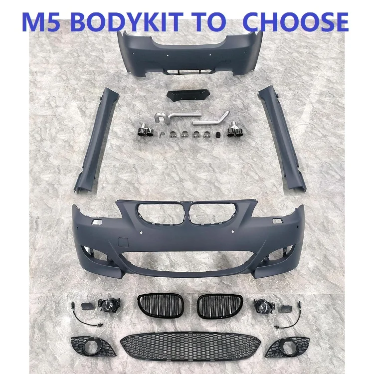 Front Fog Light Lamp Frame Cover for BMW 5 Series E60 E61 M Sport 2003-2010