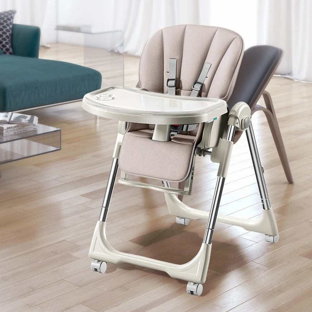 
Новая модель 2019 от китайского производителя, портативный складной детский пластиковый высокий обеденный стул для кормления для дома 