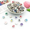 colored alloy beads 10pcs