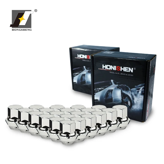 Хромированная переменная гайка для колес pcd