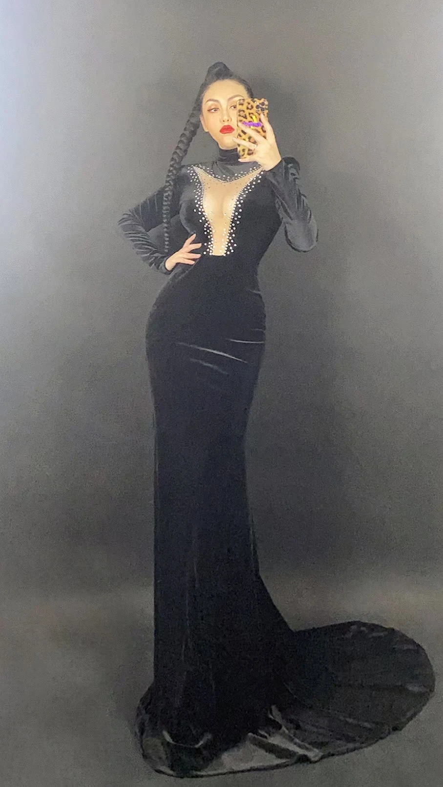 black plaid dress pants Black VELVET MERMAID FORMAL DRESS