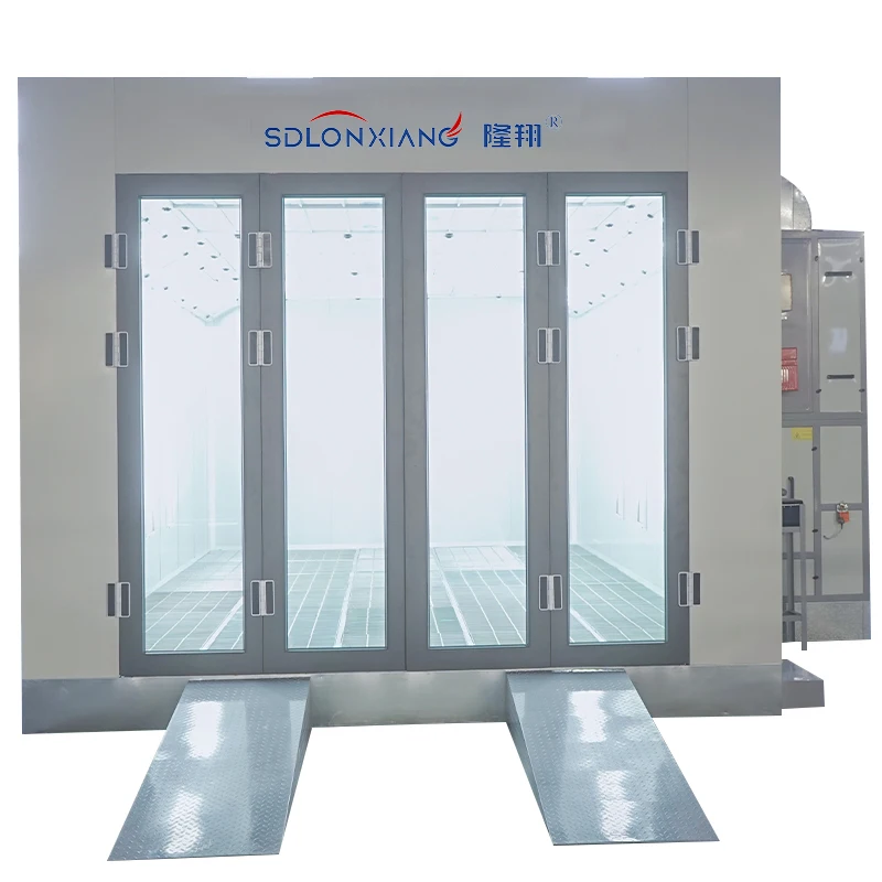 High Quality Custom Paint Booth for Truck and Bus LED Lighting and Electric Heating System for Car Painting and Baking