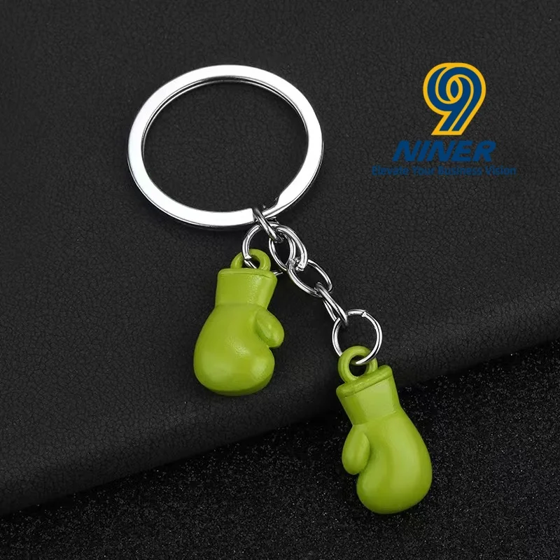Creative Boxing Keychain 3D Metal Fighting Glove Pendant Fitness Club Graduation Season Gift preview 5