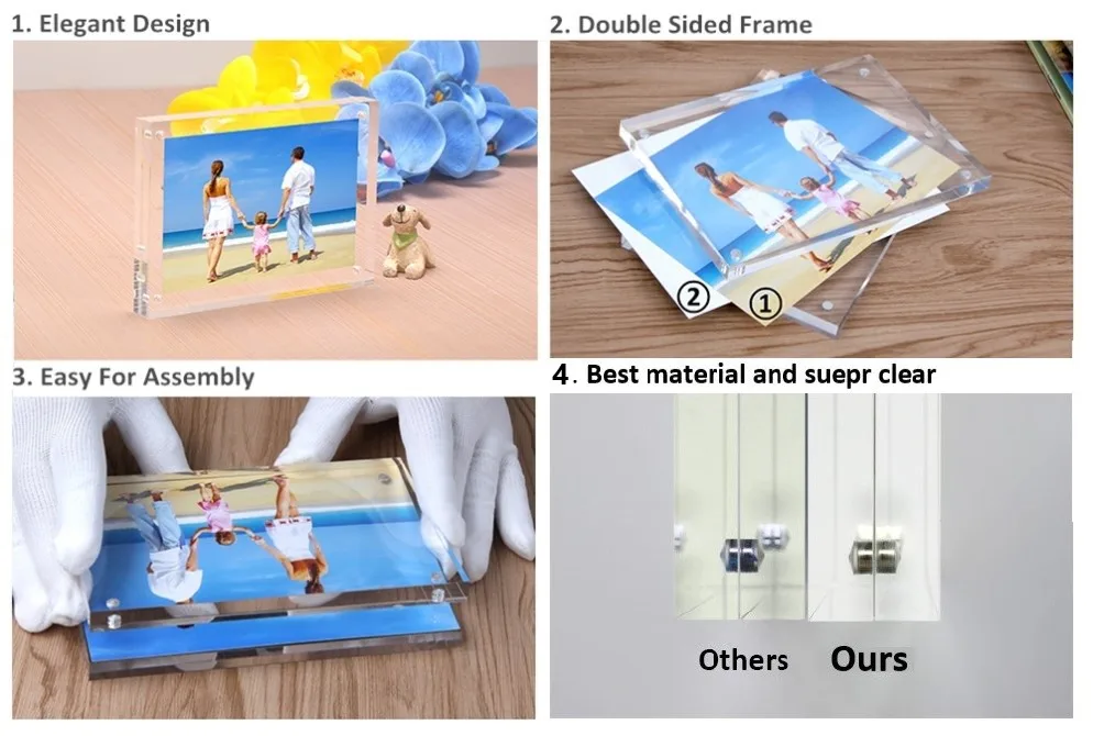 8x10 Acrylic Photo Frame Acrylic Desktop Picture