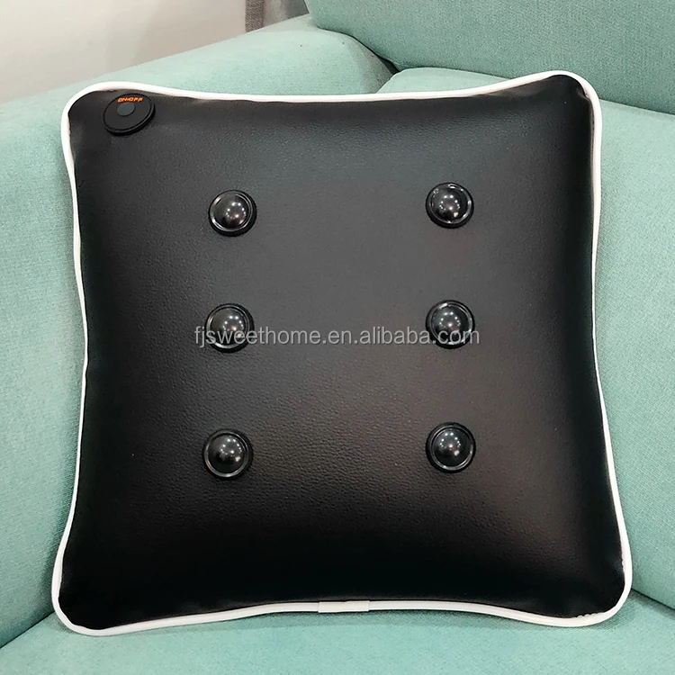 Battery Operated Back Massage Pad / Electric Vibrating Car Travel Neck