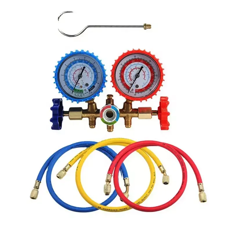 Refrigerant With Manifold Gauge Set R410a Refrigerant Manifold Gauges W