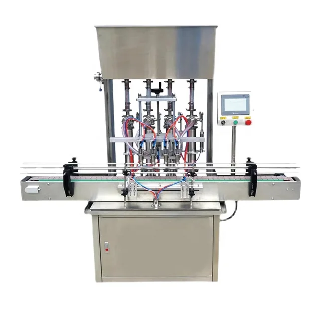 automatic heated hopper tomato  Chocolate Peanut Paste filling capping machine thick fruit jam hot sauce paste filling machine
