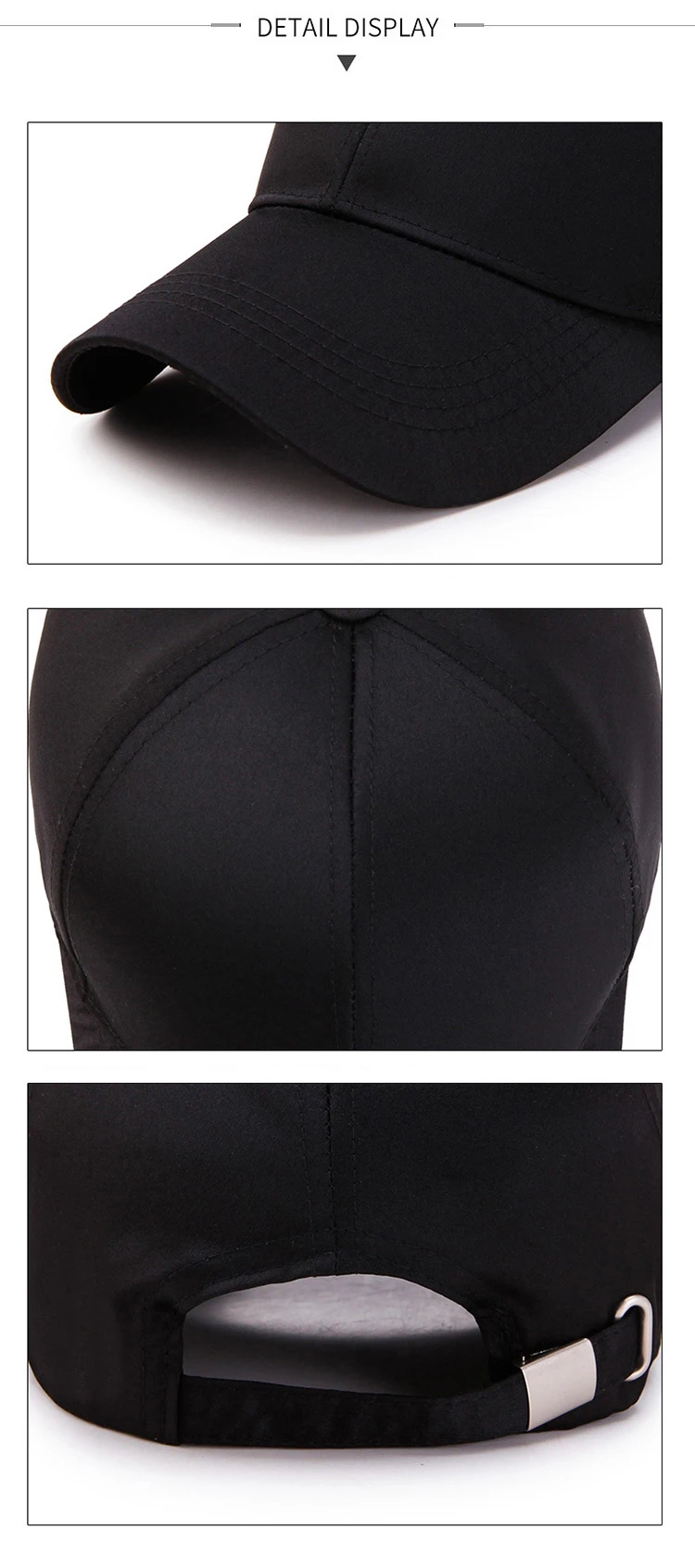 Wholesale Custom 6 Panel Casquette Women Hat Summer Hats for Women Men Sold Silk Lined Satin Baseball Cap Snapback