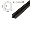 Binario nero/bianco/incassato da 1,5 m