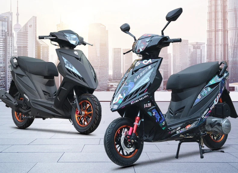 Modern Design Gas Powered Adult Scooters 4 Stroke Powerful Gasoline