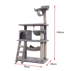 wholesale Cat tower Board Multi-level Cat Climbing Frame Tree Tower Wood Cat Tower NO 2