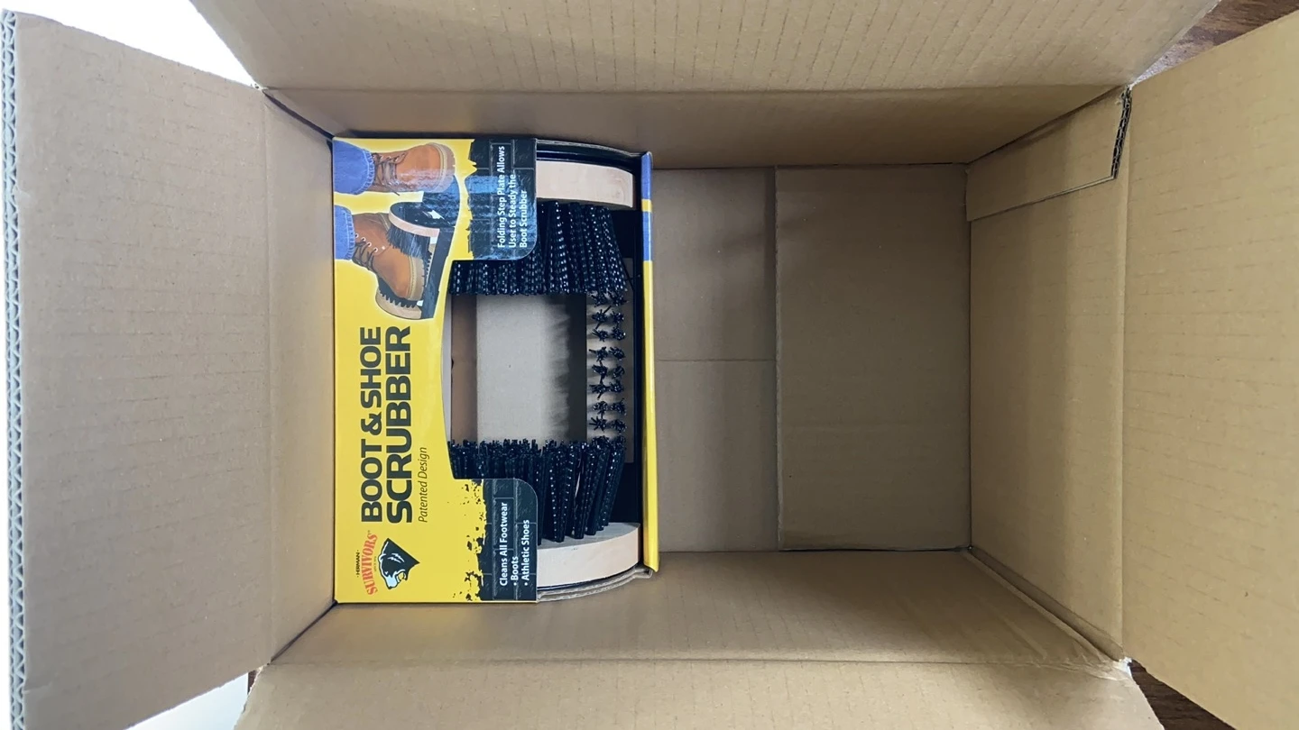 MyGift Boot Scrapers With Brushes Outdoor, Heavy Duty Cast