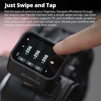 Godox X3 C/N/S/F/O TTL Wireless Flash Trigger With OLED Touchscreen for Canon Nikon Fuji Olympus Camera detail image