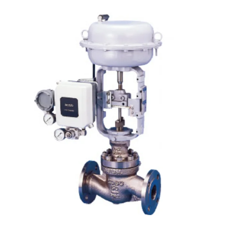 KOSO Control Valve 510T Top Guided Single Seated Globe Valves with 5200LA Diaphragm Type Actuator Pneumatic Valve