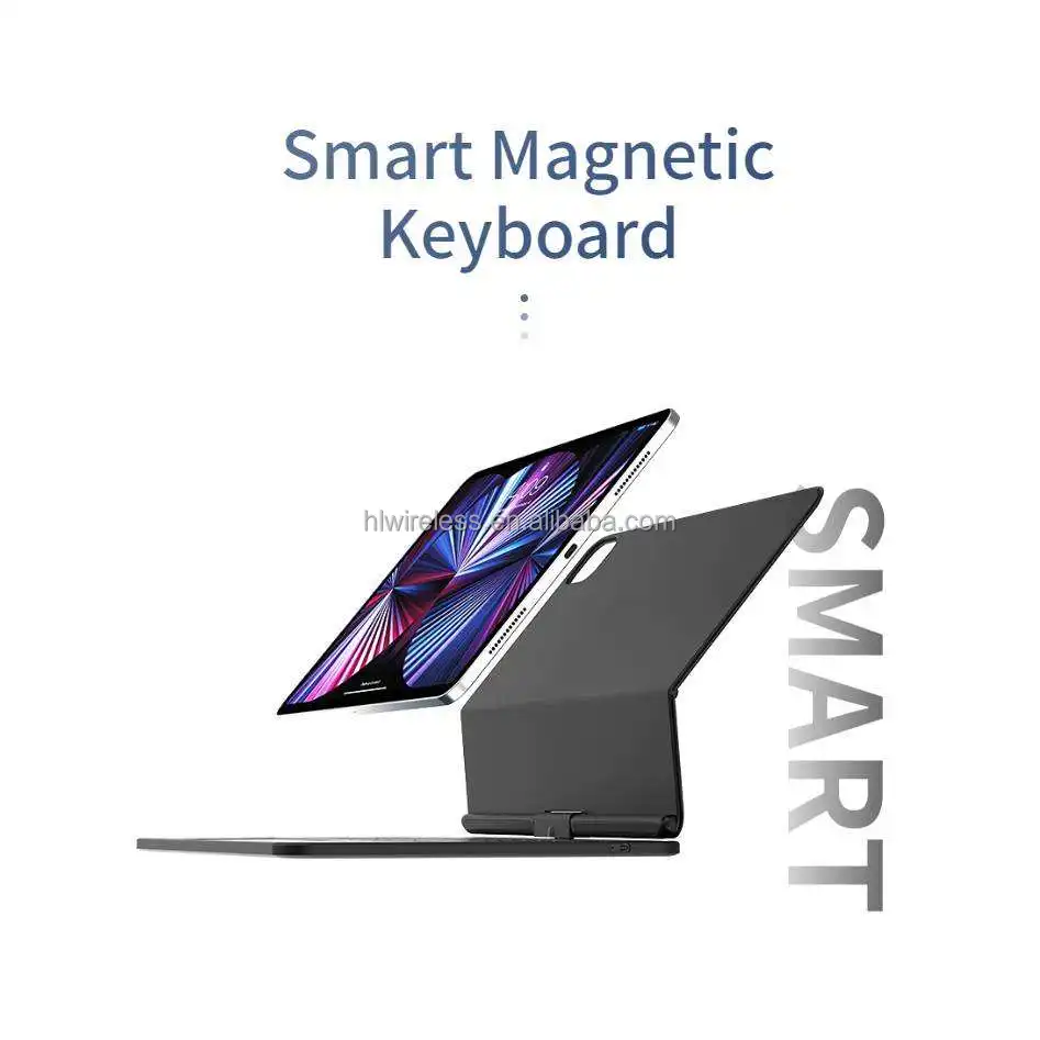 Magic Keyboard With 360 Degree Rotating Keyboard Case for iPad Pro 11 10.9 12.9 Inch Bluetooths Keyboard Case