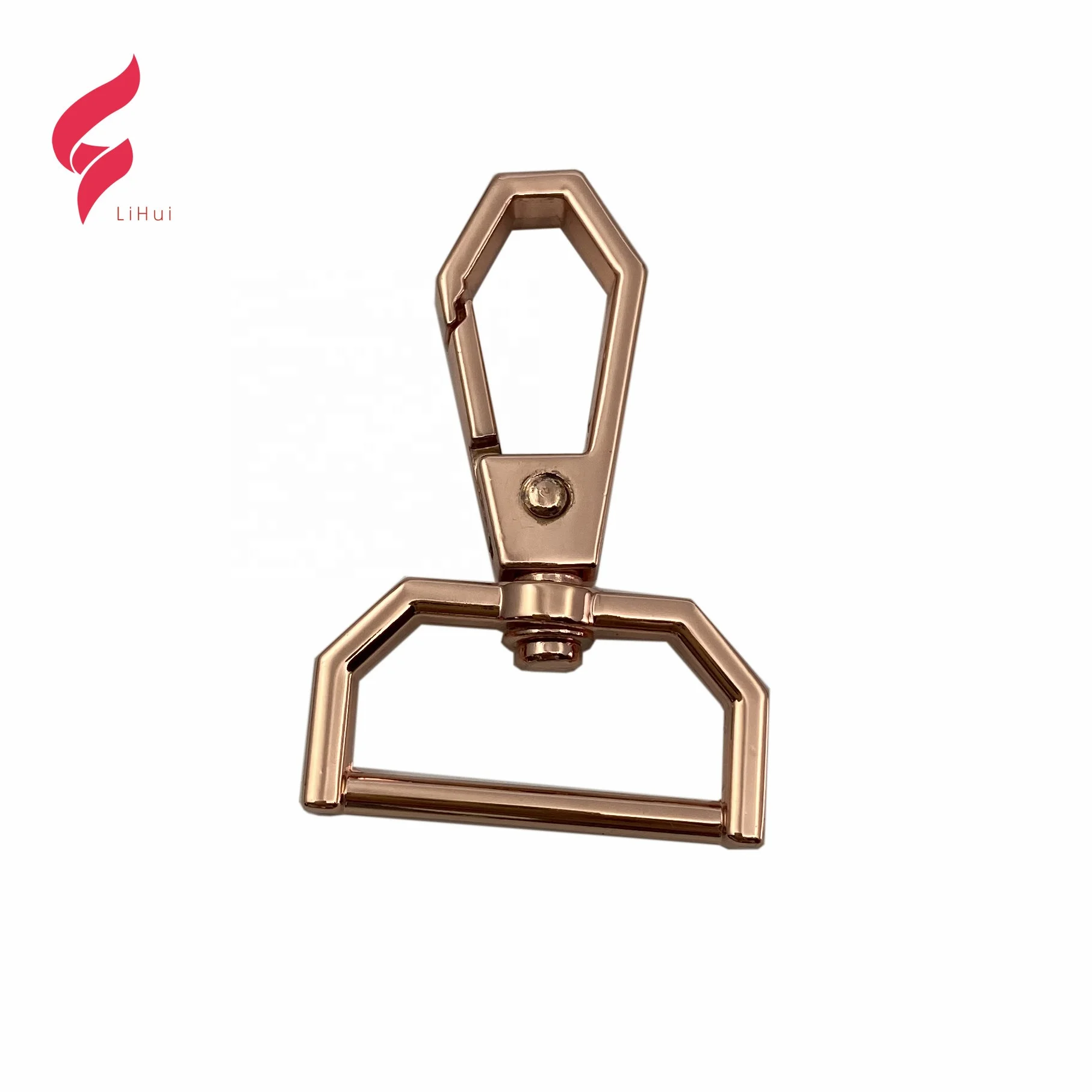 Lot De 100 Mousquetons Pivotants + Anneaux Porte-clés – Alliage Zinc, 25 Mm – Pour Bricolage, Sacs, Projets Créatifs