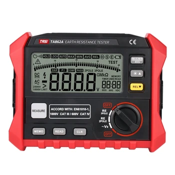 TA862A Ground Resistance Tester - Digital Multimeter - Lightning Protection Test Resistance Meter