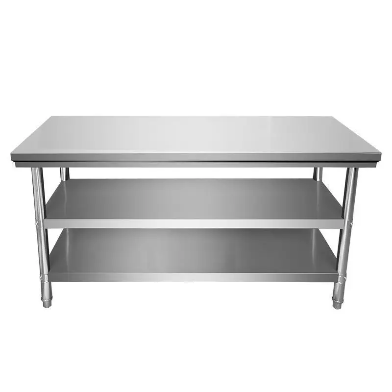 Wholesale Commercial Kitchen Stainless Steel Worktable With Backsplash ...