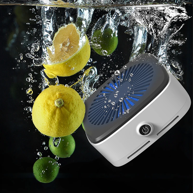 Portable Small Food Cleaning Machine Vegetable Washing Machine Household Fruit and Vegetable Sterilizing Machine Food Sterilizer