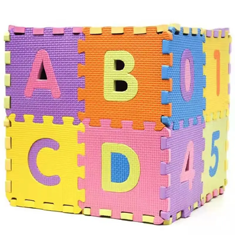 EVA Alphabet  Foam Number Letter Interlocking Mats Puzzle Toys for Kids Soft Floor Play Carpet Educational Crawling Mat Baby Toy