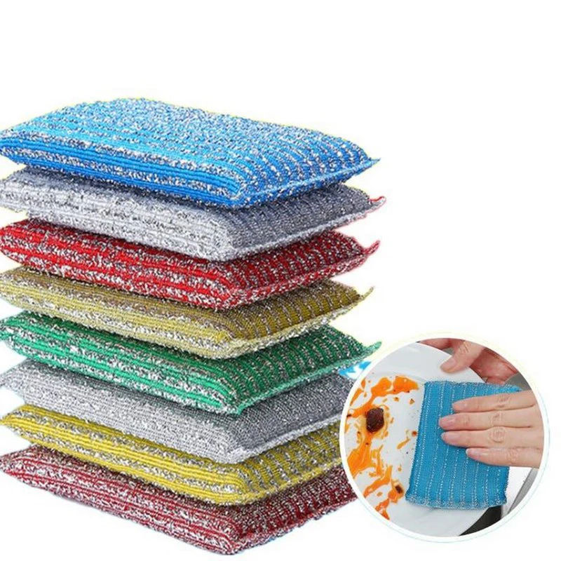 Kitchen Dish Scouring Pad Scrubber Cleaning Sponge with Polyester - China  Cleaning Sponge and Dish Scrubber price