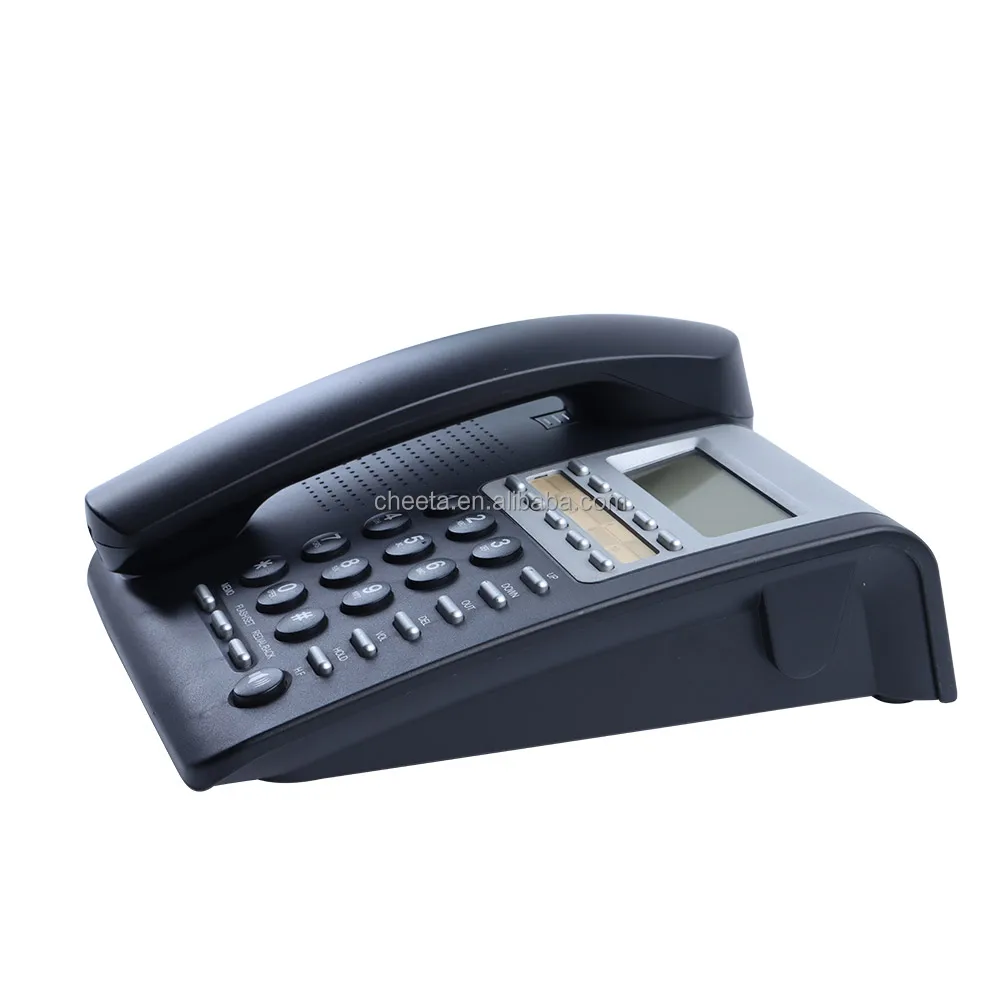 Super Large LCD Display Analog Corded Phone Landline Caller  ID Telephone for office