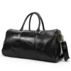 4022 black crazy horse oil leather