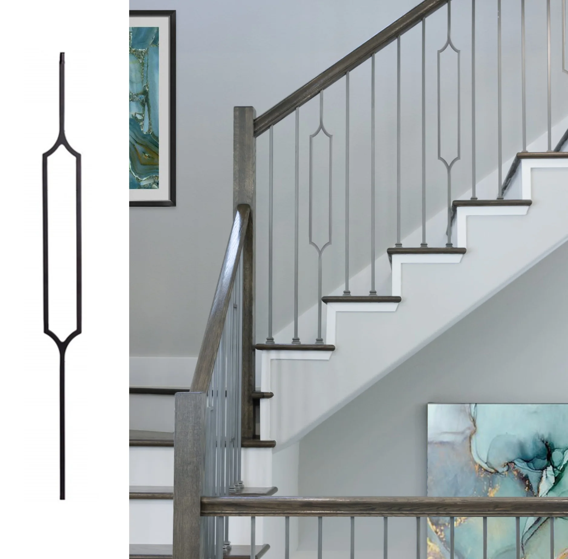 OEM Contemporary Series Iron Baluster - Stylish & Durable