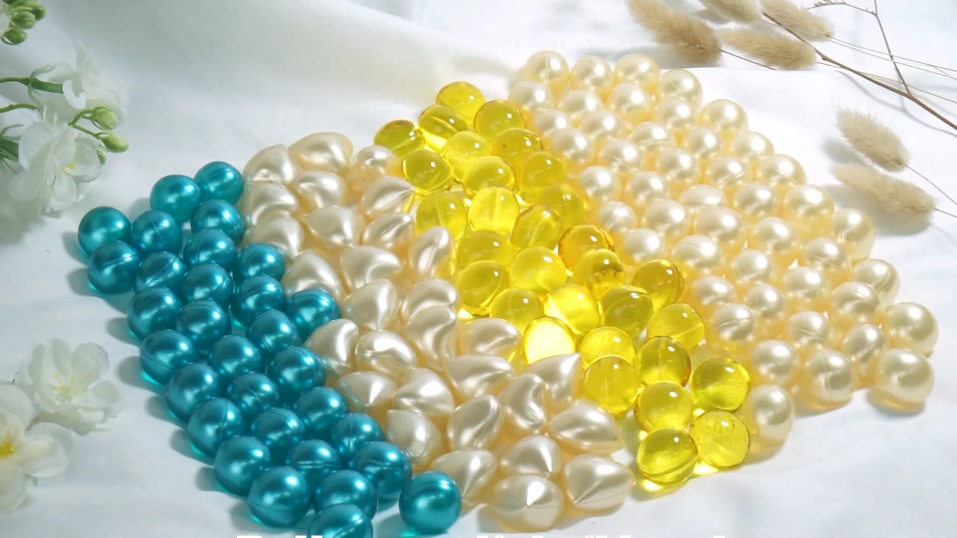 Bath Beads Wholesale Bulk Round Heart Shape Bath Pearls Capsule Scented