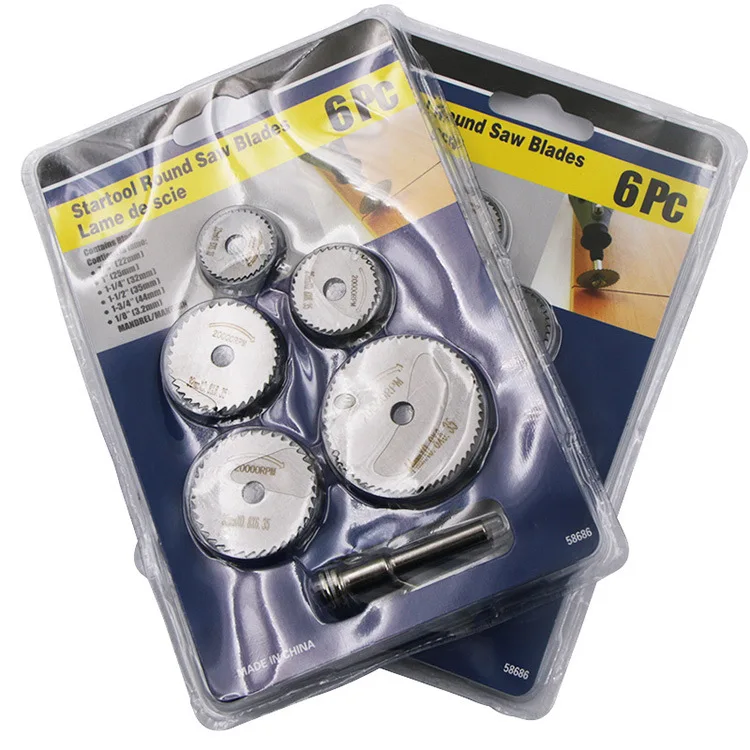 7 piezas / conjunto accesorios Herramienta rotativa Cuchillas de sierra  circulares Discos de corte para mini taladro Corte de madera comprar a buen  precio — entrega gratuita, reseñas reales con fotos — Joom