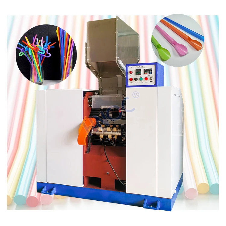 HNOC Automatic PLA Edible Corn Starch Flexible Plastic Drink Straw Make Machine Straw Production Line